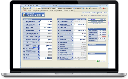 AutoDealer Plus Laptop
